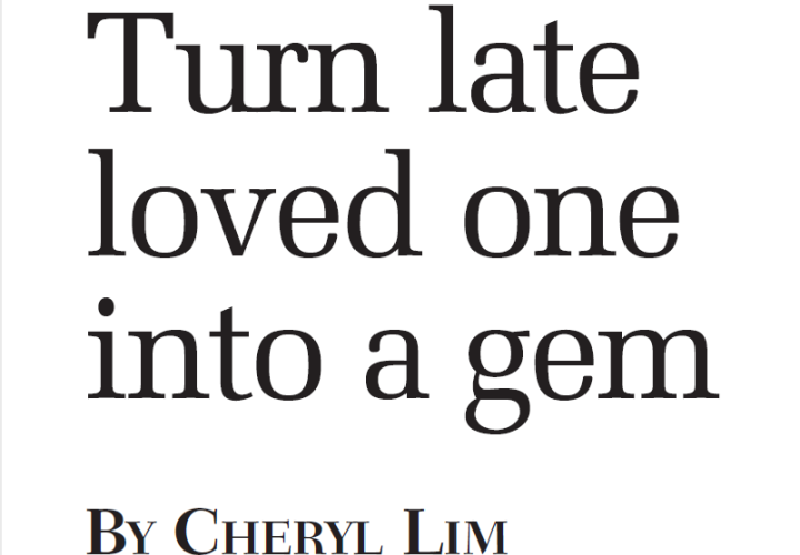 Turn late loved one into a gem